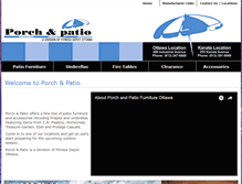 Tablet Screenshot of porchandpatioottawa.com
